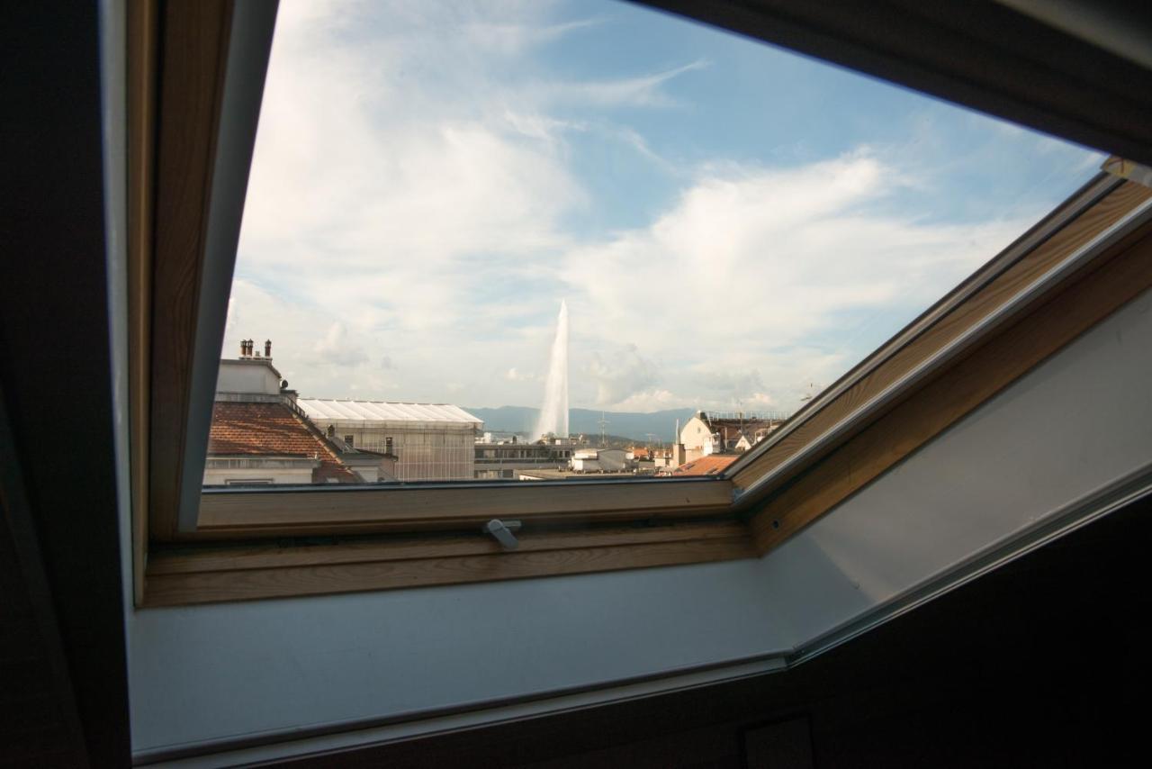 Wowappartements Vue Sur Le Jet D'Eau Женева Экстерьер фото
